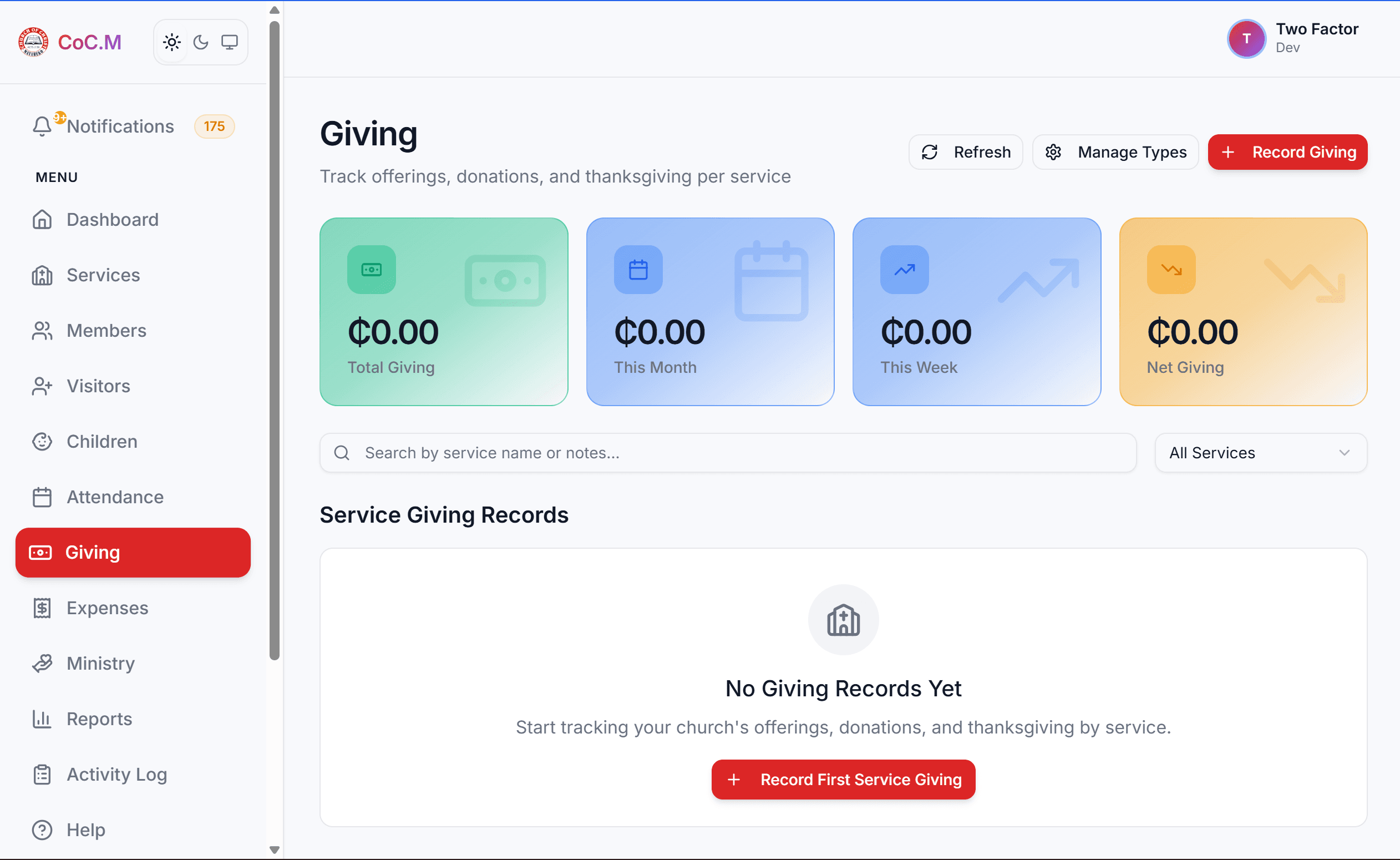 Giving